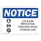 Signmission OSHA, Eye And Ear Protection Required With Symbol, 10in X 7in Rigid Plastic, OS-NS-P-710-L-12302 OS-NS-P-710-L-12302 - alternate 1